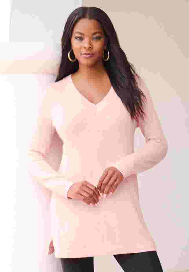 CashMORE V-Neck Sweater image number 0