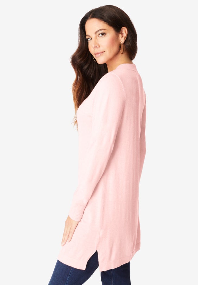 Plus Size CashMORE V-Neck Sweater image number 3