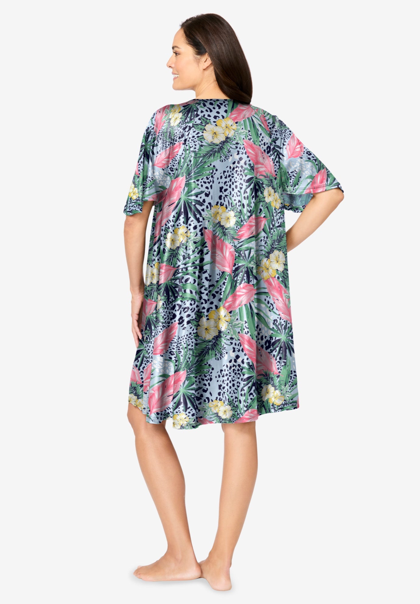 Short Sweeping Printed Lounger image number 1