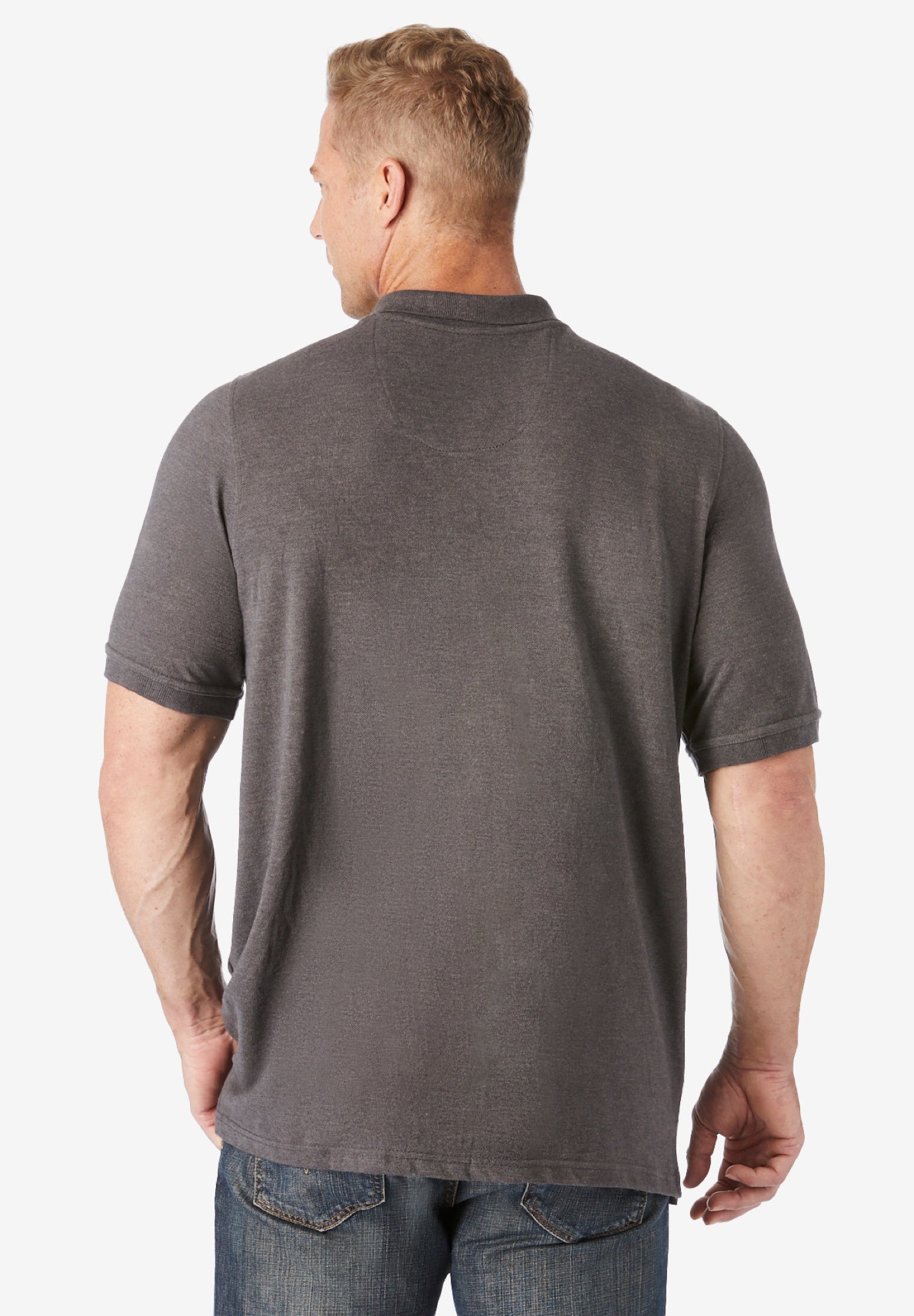 Shrink-Less™ Pocket Piqué Polo image number 4