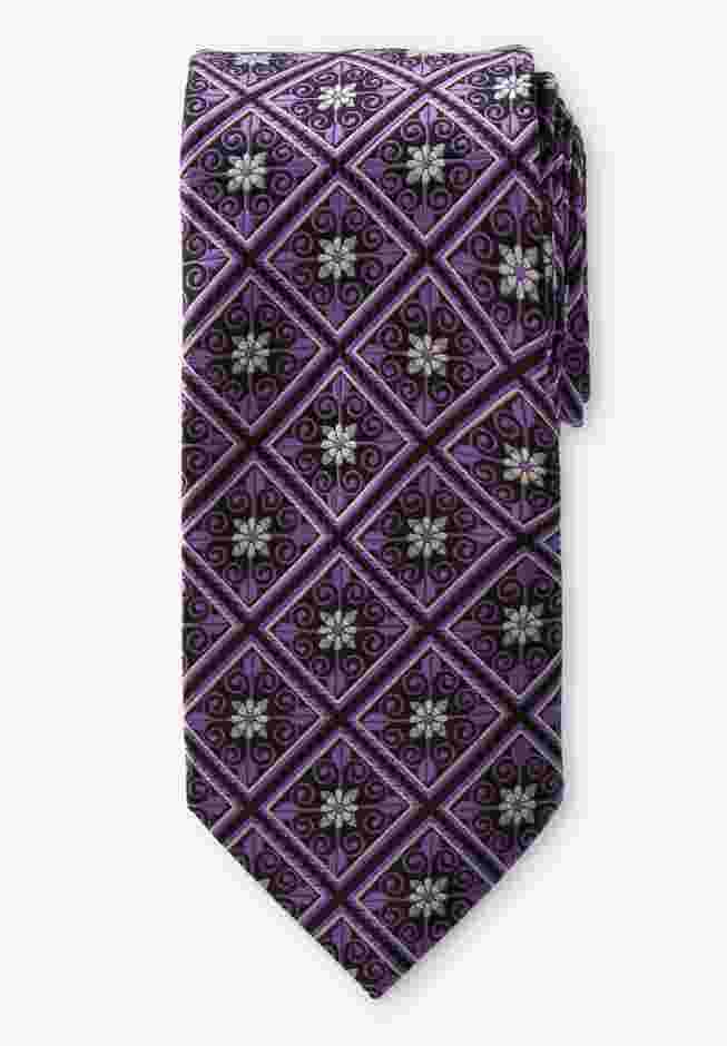 KS Signature Extra Long Classic Fancy Tie image number 0