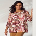 Stretch Knit Swing Tunic image number null