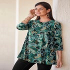 Stretch Knit Swing Tunic image number null