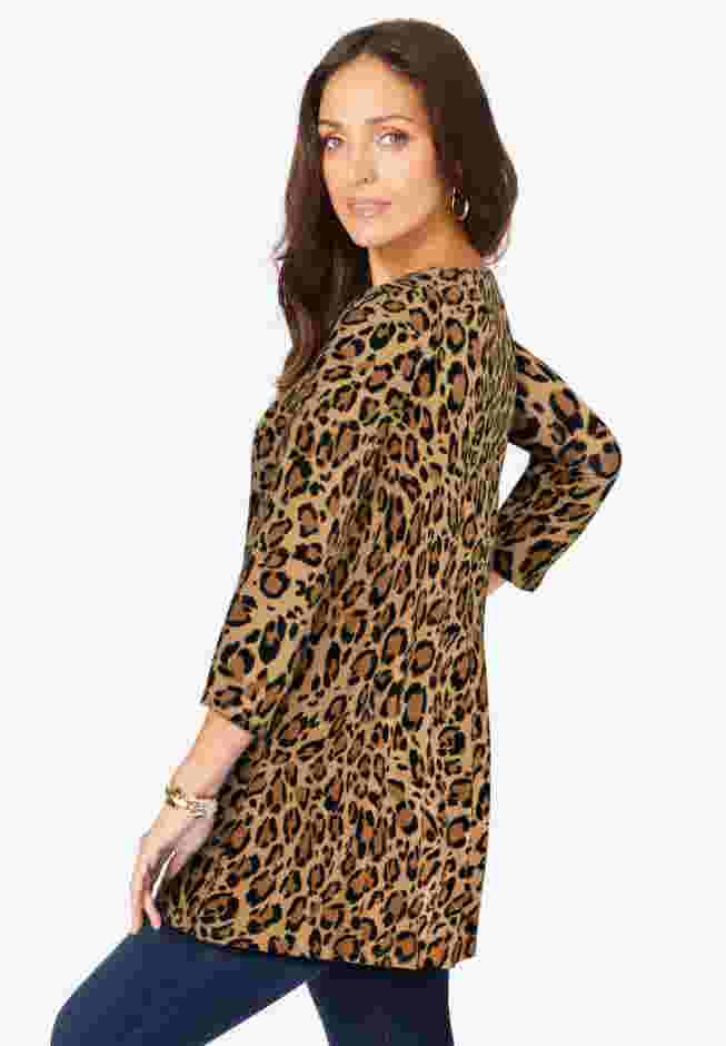 Stretch Knit Swing Tunic image number 1