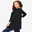 Stretch Knit Swing Tunic image number null