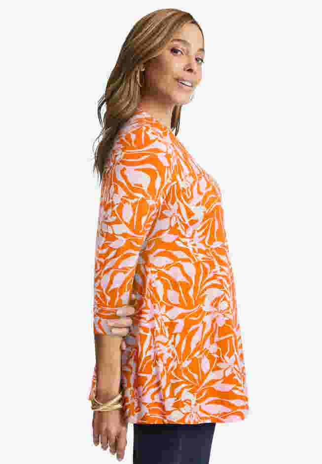 Stretch Knit Swing Tunic image number 1