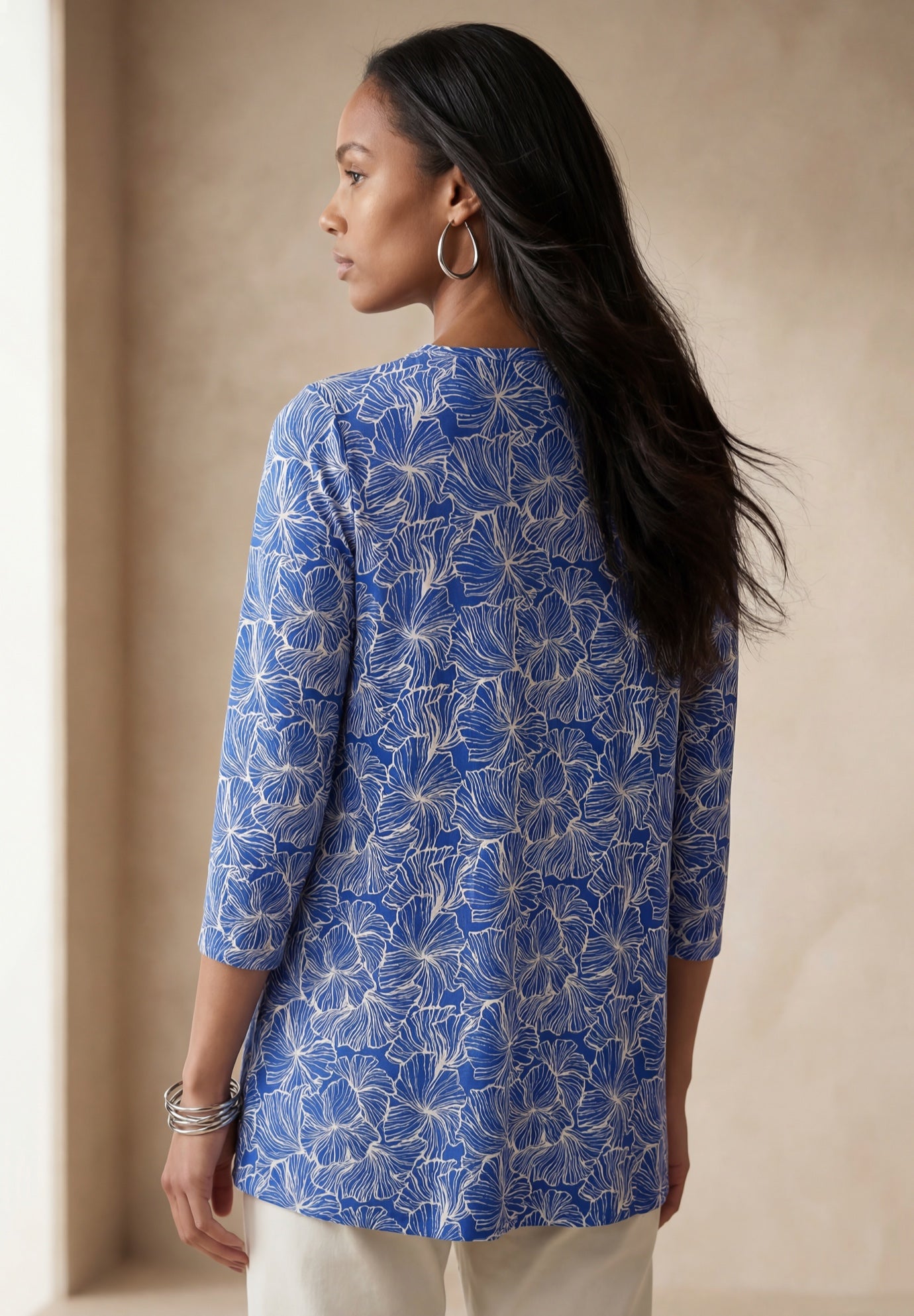 Stretch Knit Swing Tunic image number 1