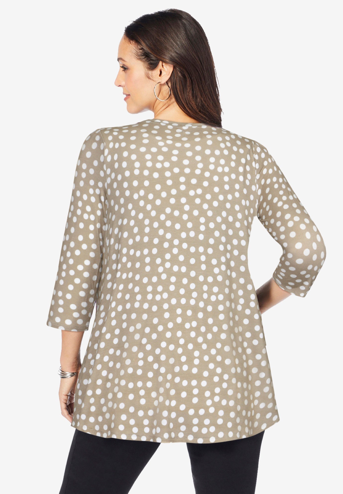 Stretch Knit Swing Tunic image number 1