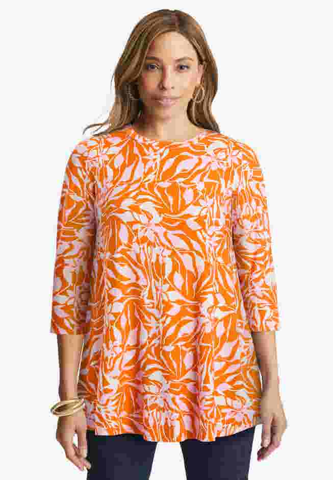 Stretch Knit Swing Tunic image number 0