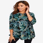 Stretch Knit Swing Tunic image number null