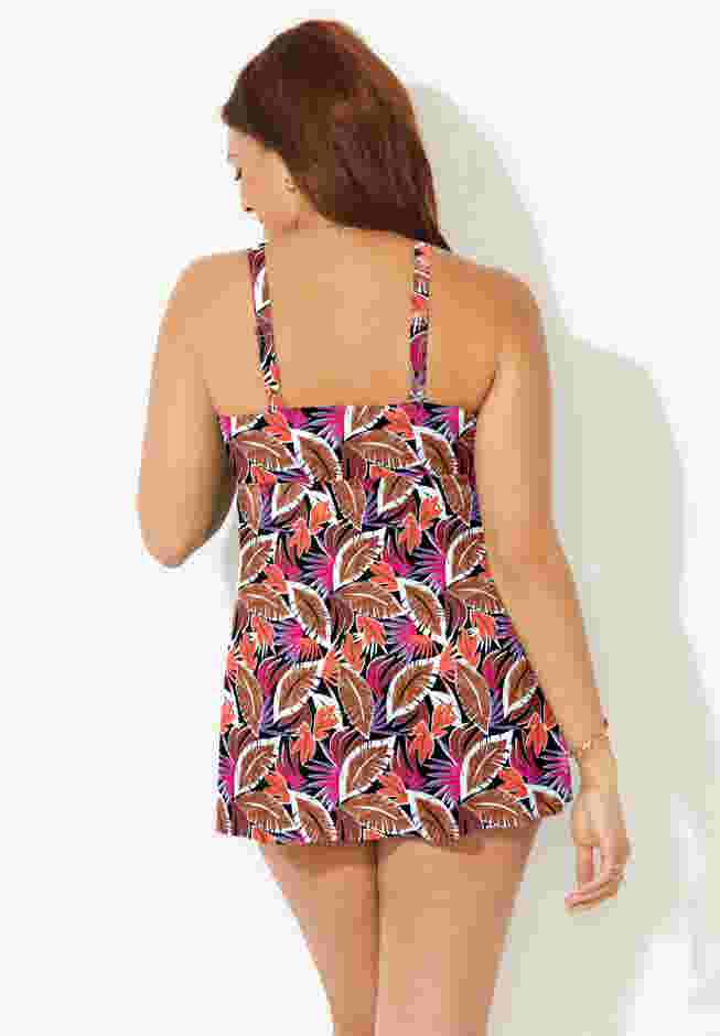 Loop Strap Two-Piece Swimdress image number 1