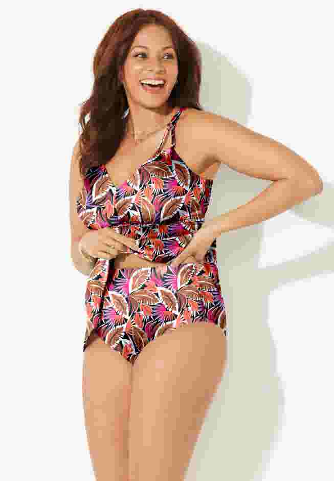 Loop Strap Two-Piece Swimdress image number 2