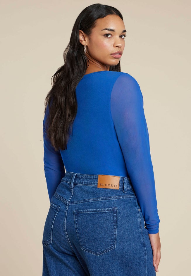 Sheer Sleeve Tee image number 1