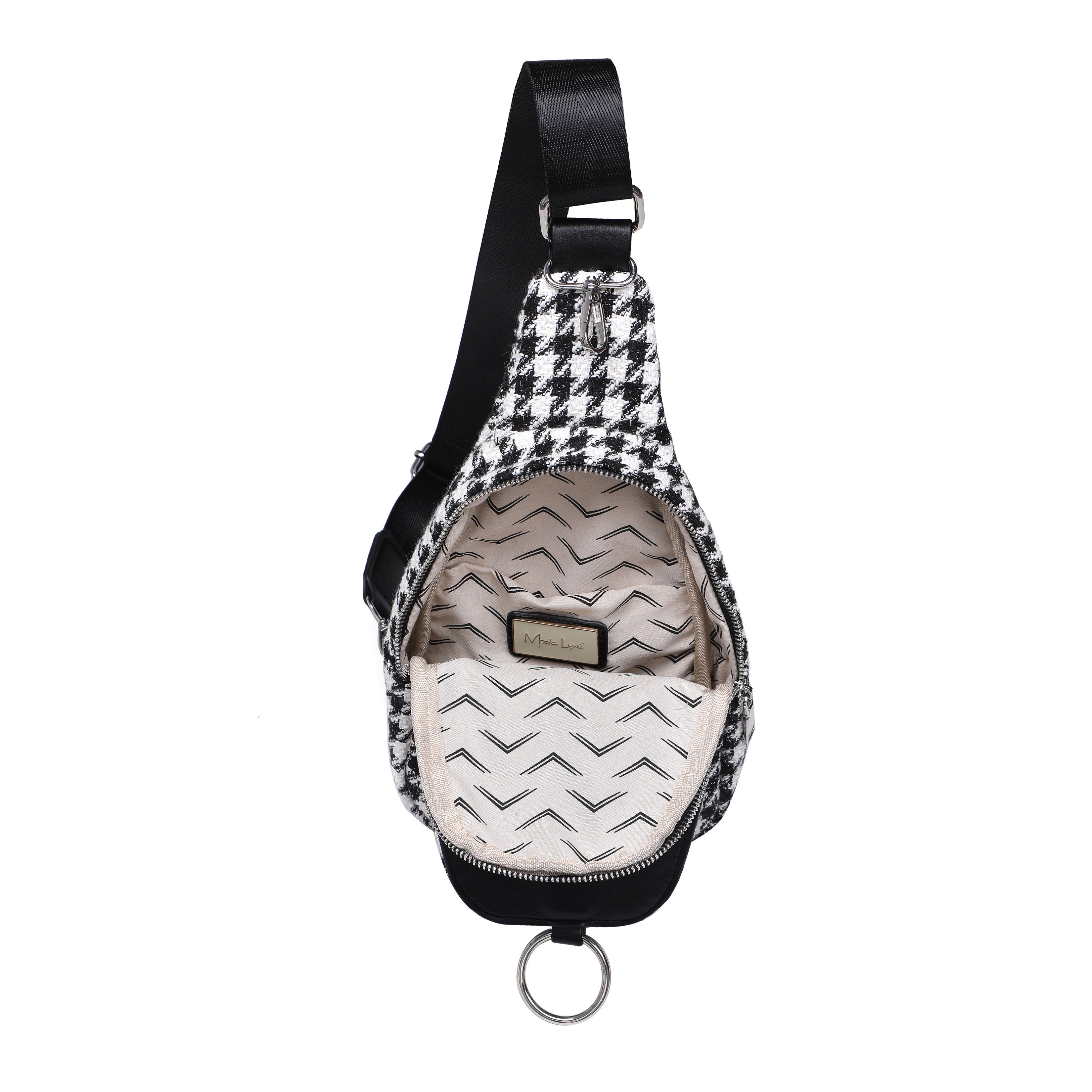 Houndstooth Sling Bag image number 3