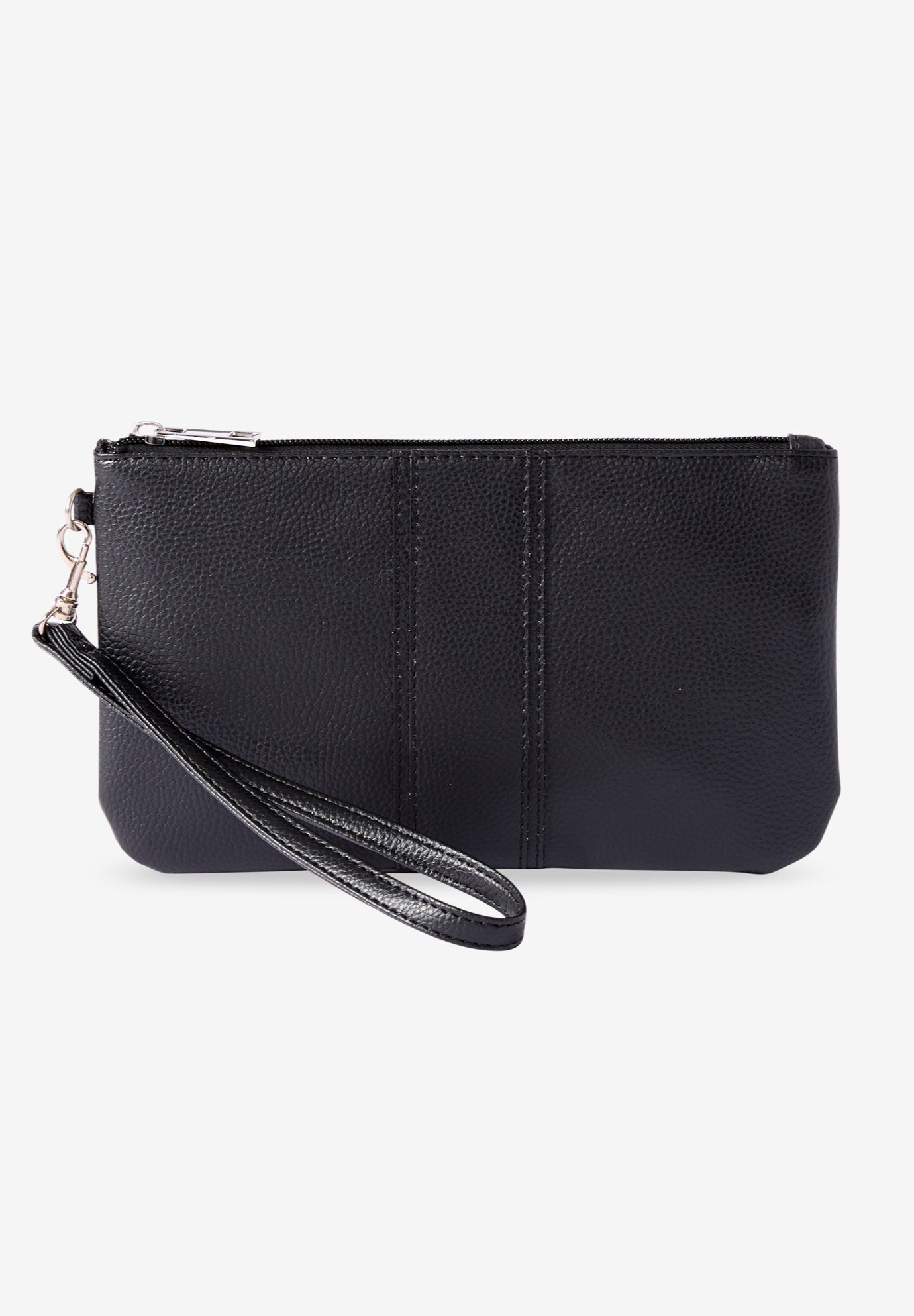 Faux Leather Wristlet image number 0