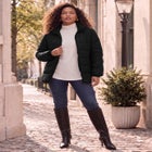 Plus Size Lightweight Quilted Jacket image number 0