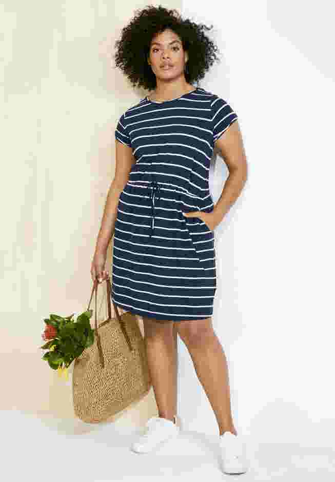 Knit Drawstring Dress image number 0