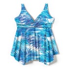 Handkerchief-Hem Two-Piece Swim Dress image number null