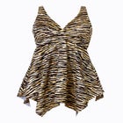 Handkerchief-Hem Two-Piece Swim Dress image number null