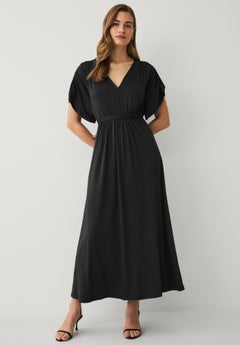 ellos maxi dress ellos Women's Plus Size Knit Tie-Back Maxi, Size: 18-20
