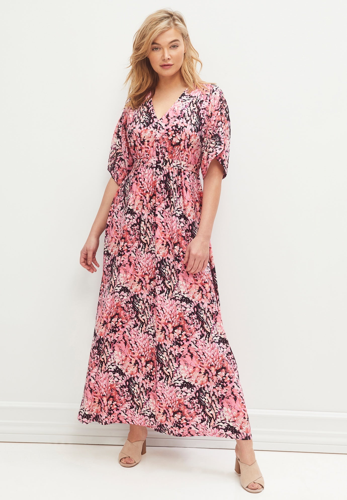 Knit Tie-Back Maxi image number 0