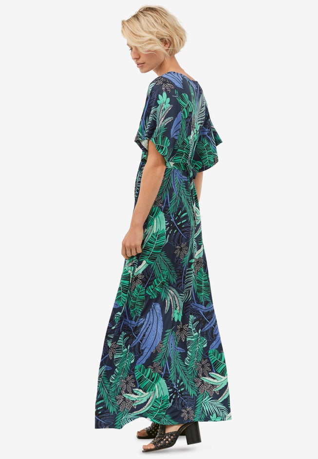 Knit Tie-Back Maxi image number 1