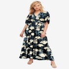 Knit Tie-Back Maxi image number null