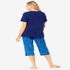 2-Piece Capri Cotton PJ Set image number null