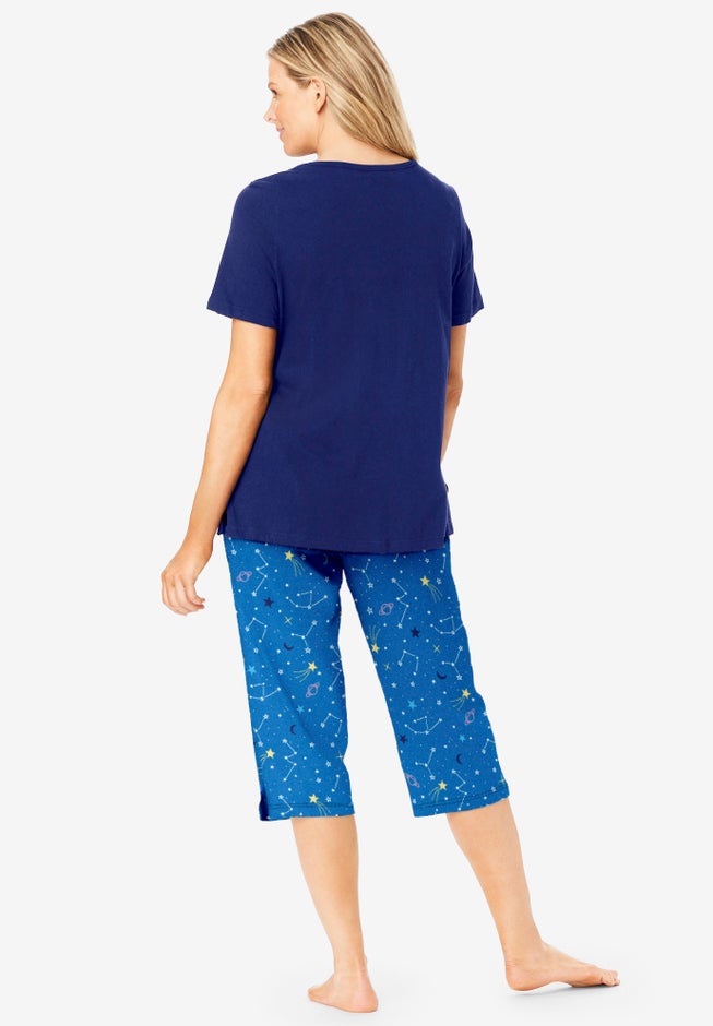 2-Piece Capri Cotton PJ Set image number 1