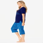 2-Piece Capri Cotton PJ Set image number null