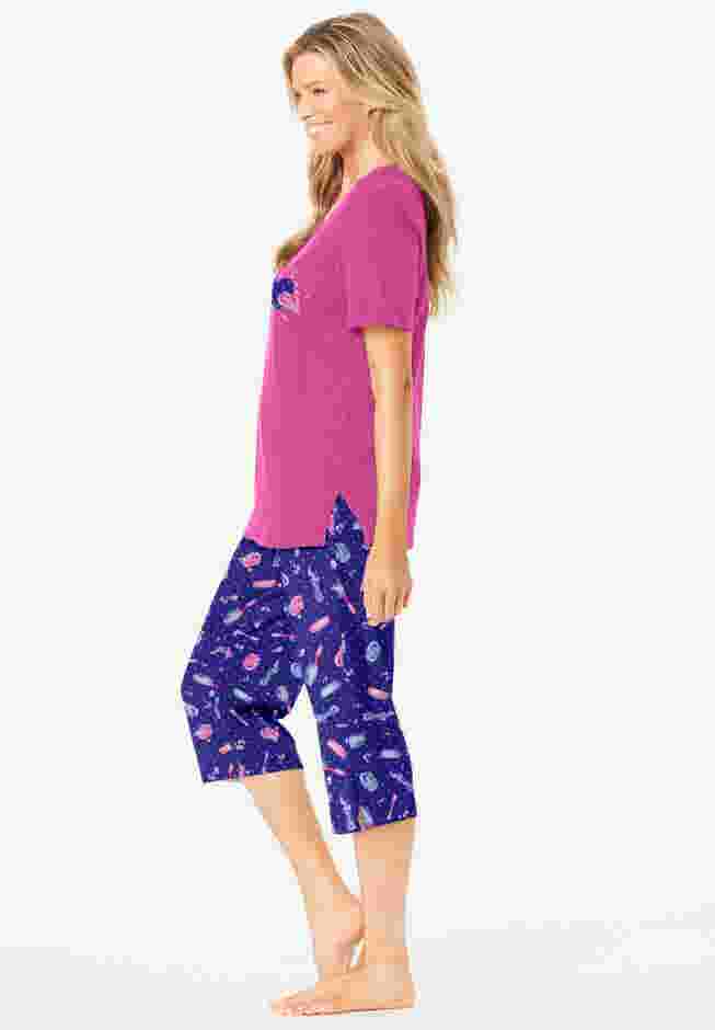 2-Piece Capri PJ Set image number 2
