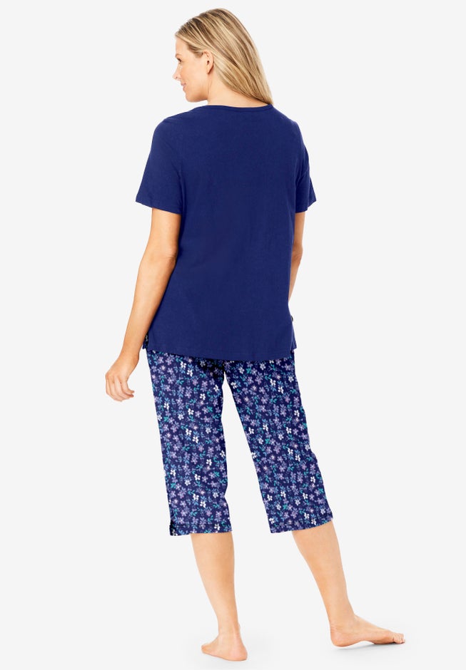2-Piece Capri Cotton PJ Set image number 1