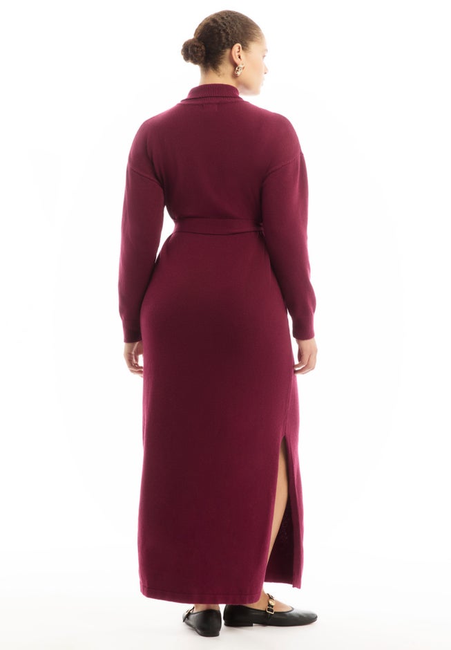 Turtleneck Sweater Dress image number 1
