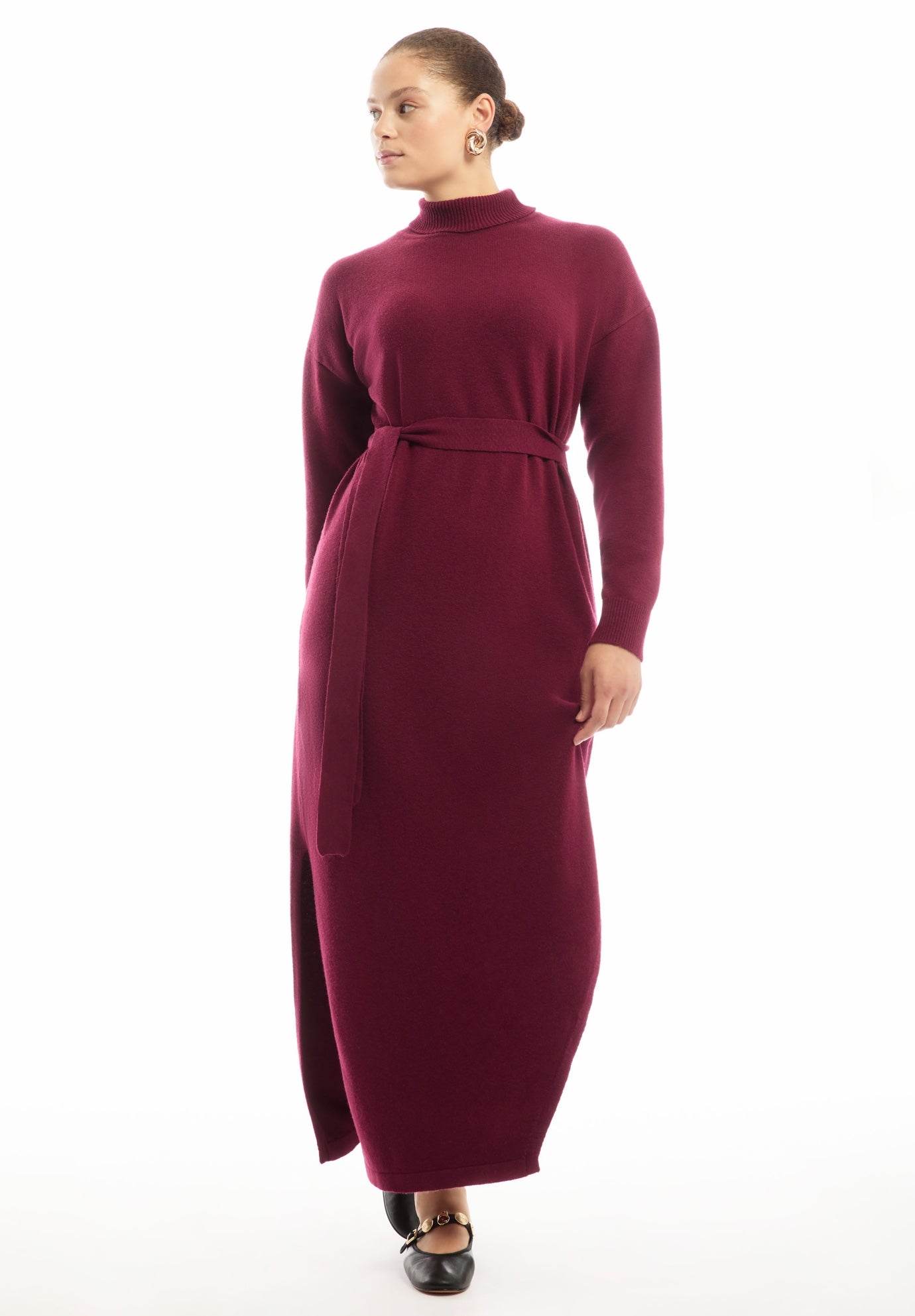 Turtleneck Sweater Dress image number 0