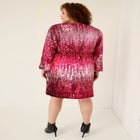 Sequin Mockneck Dress image number null
