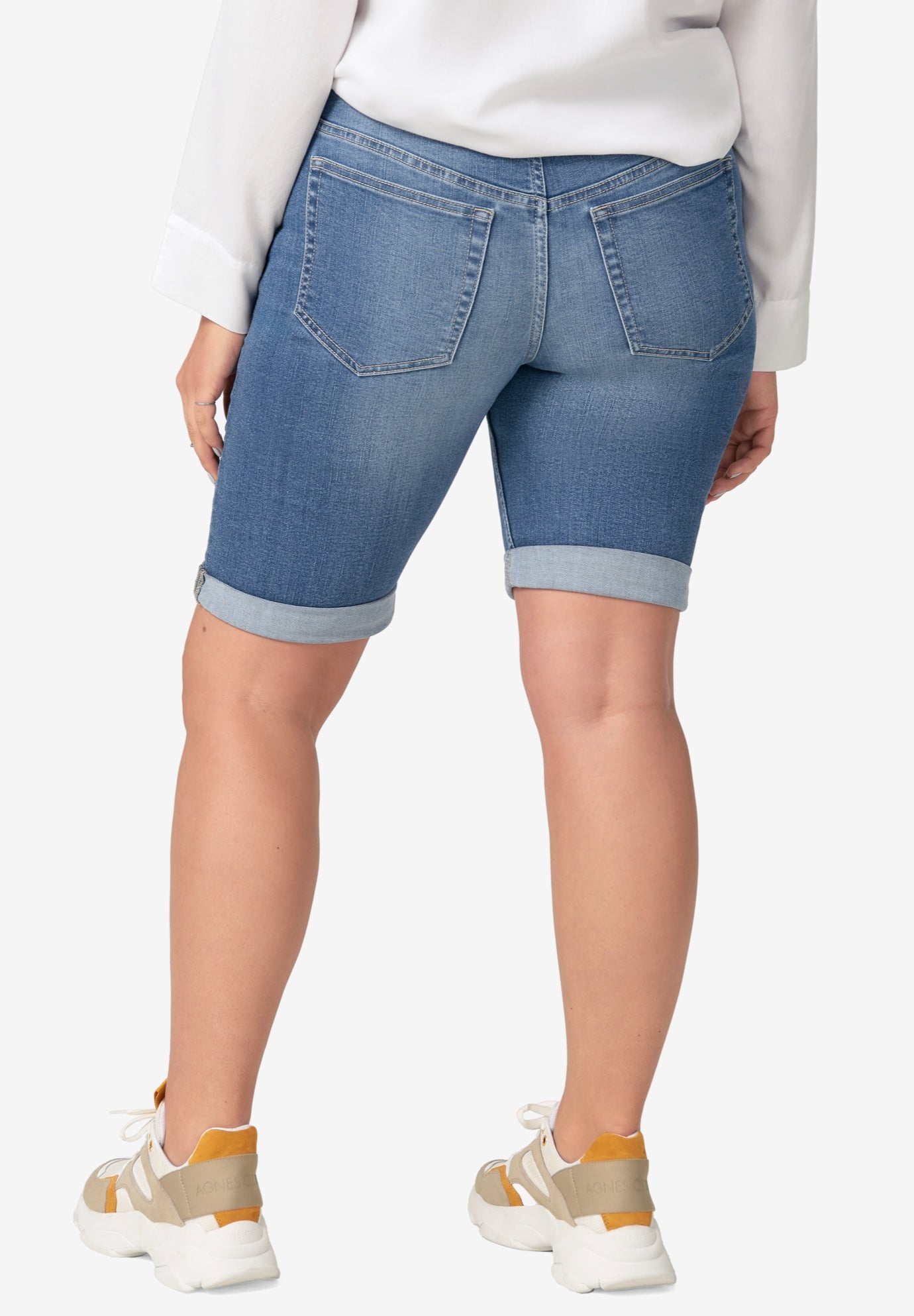 Denim Bermuda Shorts image number 1