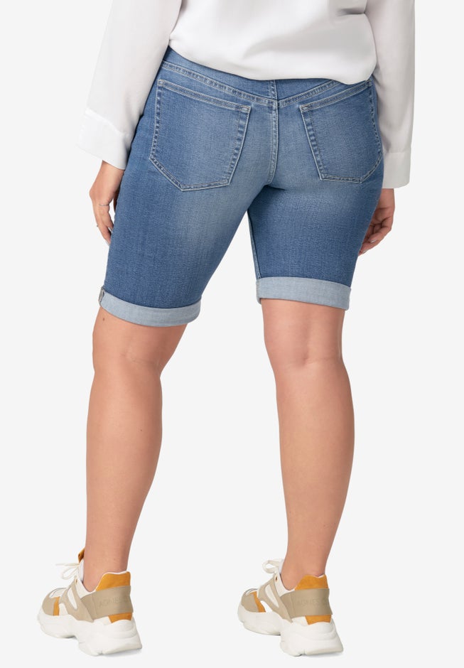 Denim Bermuda Shorts image number 1