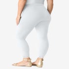 Lace Trim Essential Stretch Legging image number null