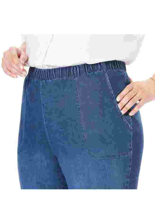 Straight Leg Fineline Denim Jean image number 3
