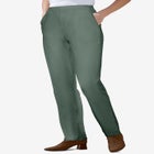 Straight Leg Fineline Pull-On Stretch Denim Jeans image number null