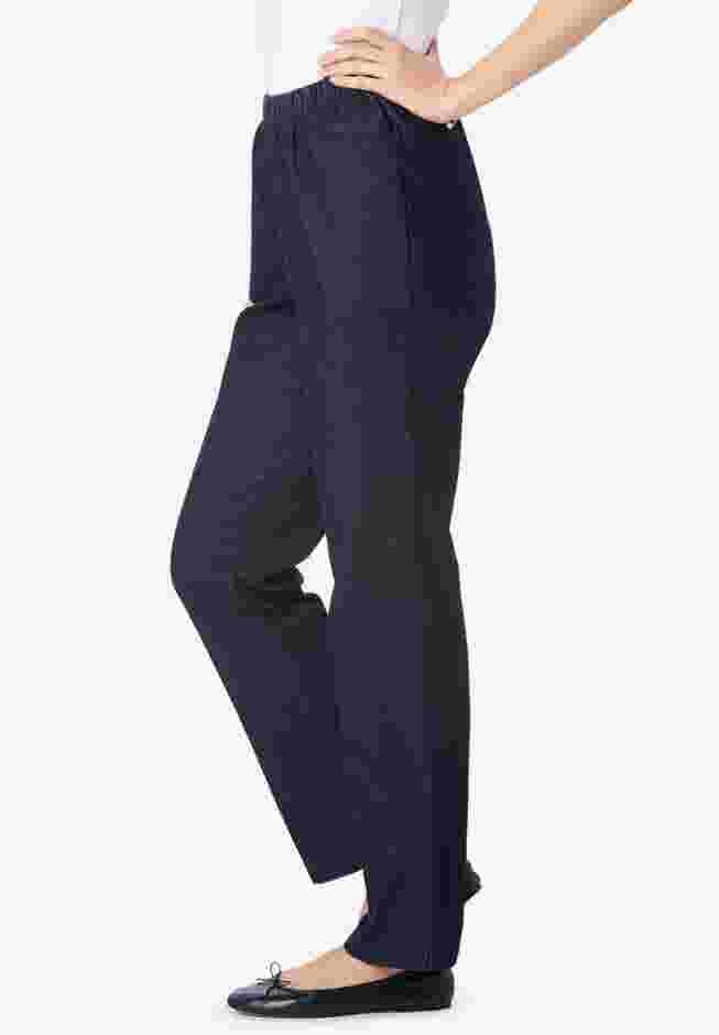 Straight Leg Fineline Denim Jean image number 2