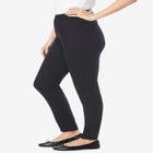 Pull-On Elastic-Waist Stretch Fineline Denim Jeans image number null