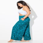 Pack & Go Wrinkle-Resistant Cover Up Wide Leg Pant image number null