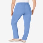 Knit Hassle-Free Pull-On Elastic-Waist Pants image number null