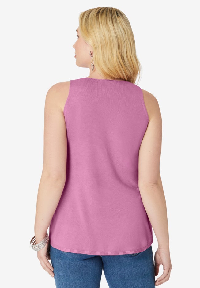 Sequin-Embellished Tank Top image number null
