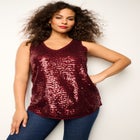 Sequin-Embellished Tank Top image number null