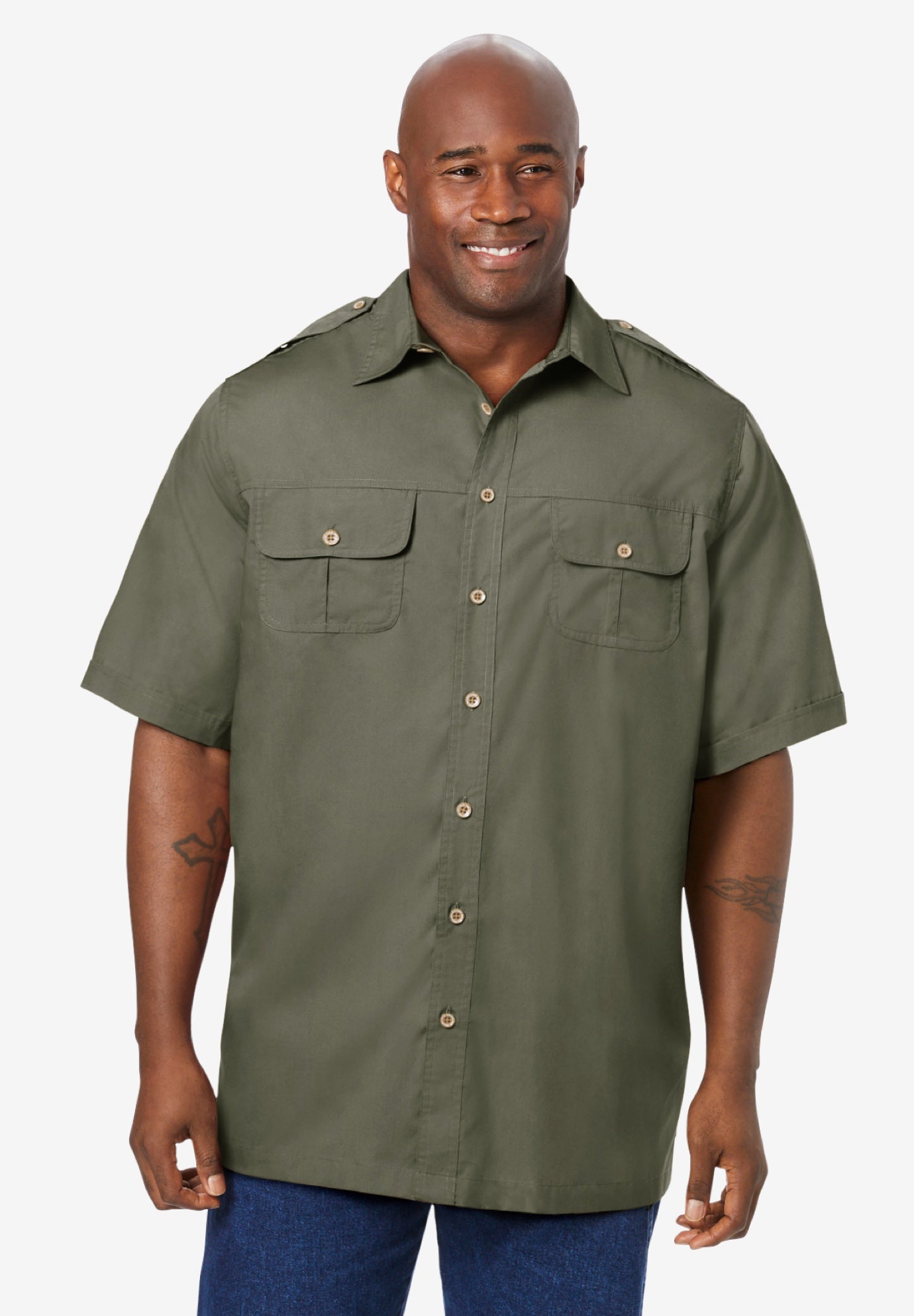 Short-Sleeve Pilot Shirt image number 0
