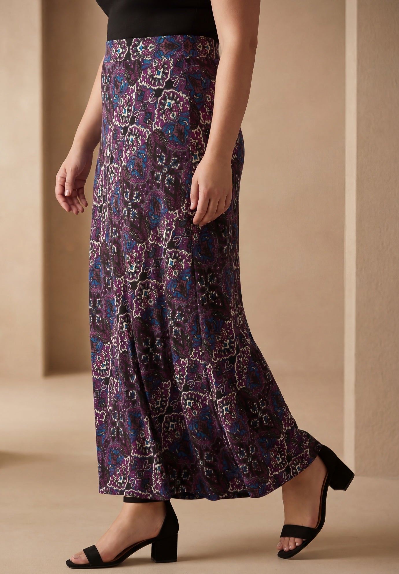 Everyday Stretch Knit Maxi Skirt image number 2