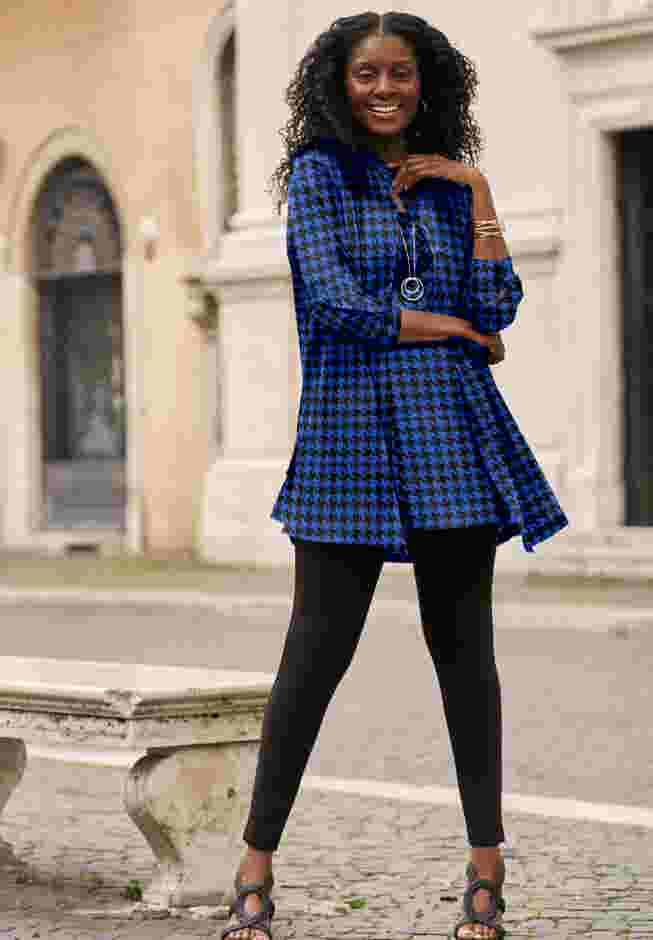 Georgette Button Front Tunic image number 0