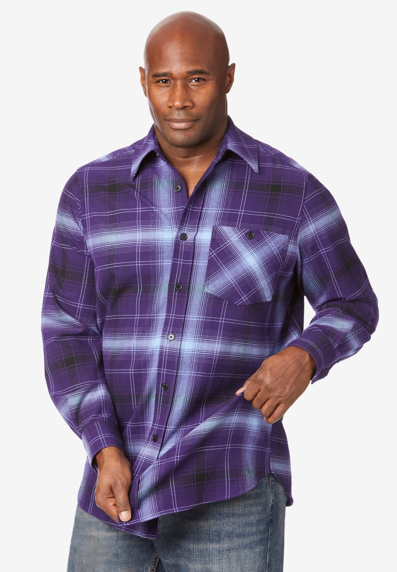 Stretch Flannel Shirt image number 1